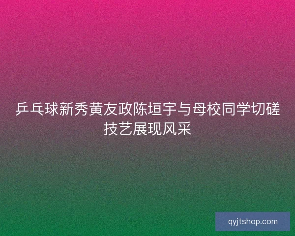 乒乓球新秀黄友政陈垣宇与母校同学切磋技艺展现风采